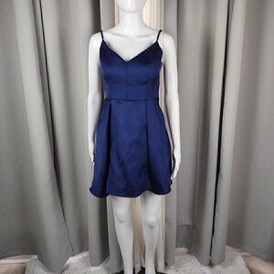 Windsor Wedding, Prom, Formal, Evening, Navy Blue Mini Dress. Size 3/4